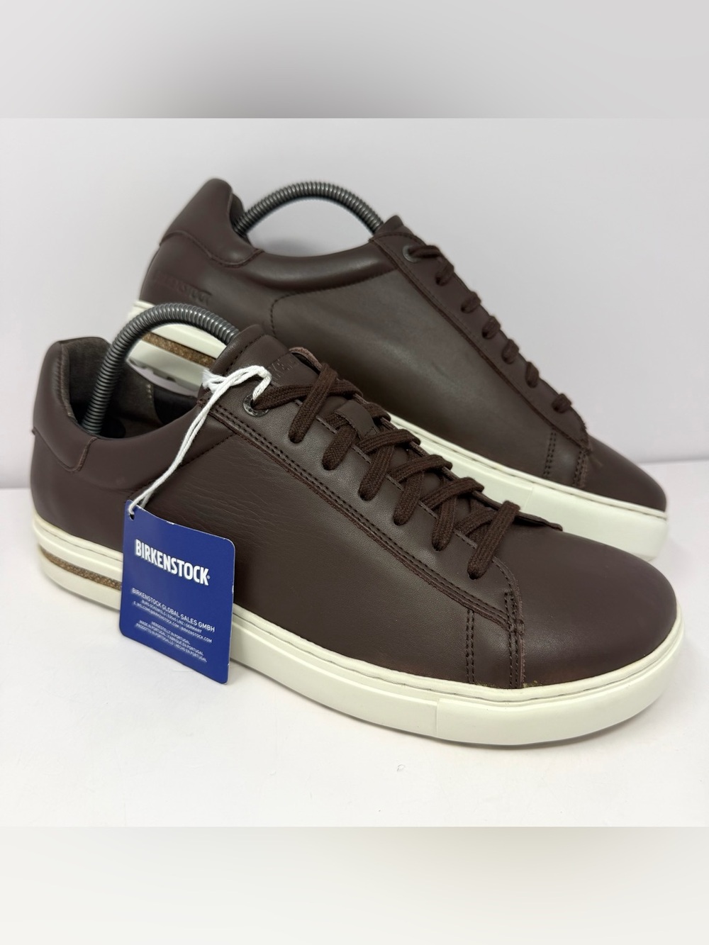Birkenstock Men’s Bend Low Casual Sneakers Sz 43 / 10 Brown Leather Shoes NEW